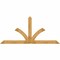 Ekena Millwork Richland Rough Sawn Timber Gable Bracket, Western Red Cedar, 108"W x 49"H x 2"D x 6"F, 11/12 Pitch GBW108X49X0206RIC00RWR - alternate 1